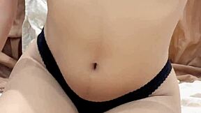 innocent teen 18+ teases her tight pussy with dildo 😏🔥