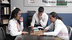 wanna let prof free use your teen pussy for extra credit?