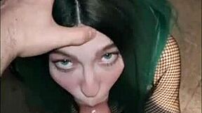 Ever wonder how lesbian stepdaughter handles her first huge cock?