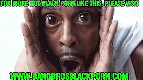 Super Hot Ebony Teen Sucks Monster BBC Deepthroat Style!