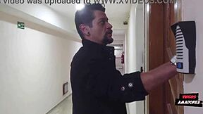 Mature Brazilian milf pays rent with quickie anal and blowjob