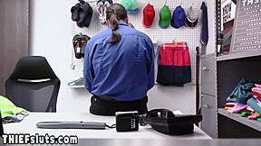 dirty cop rams his monster cock deep in shy teen suspect's hole