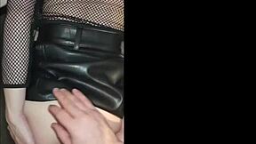 Ever wonder how lesbian stepdaughter handles her first huge cock?