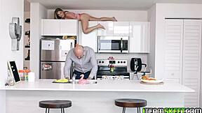 Kara Devours Studs Monster Cock Stretching Pussy Lips To Cum