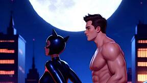 catwoman milf ai animated anal pounding frenzy