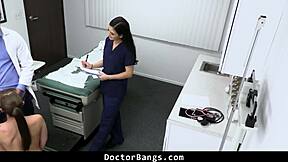 doctorbangs hormone treatment awakens shy teen patient with monster cock doggystyle pounding in hospital 3some