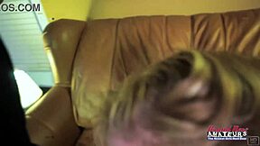 Busty Blonde Lottie Peers Gulps Cock and Takes Deep Pussy Thrusts