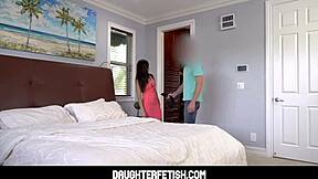 Stepdad Ties Gabriella Lopez For Deepthroat And Pussy Fuck