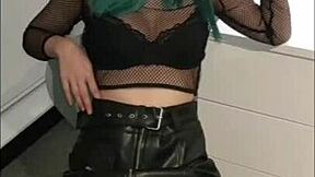 Ever wonder how lesbian stepdaughter handles her first huge cock?