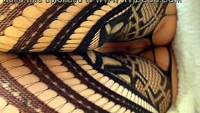 big titty goth babe in spiderweb lingerie deepthroats then rides quick