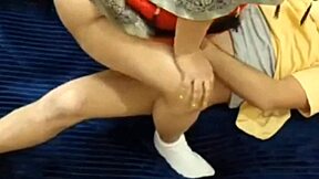 Oops, horny Indian teen fucks delivery boy outdoors deep