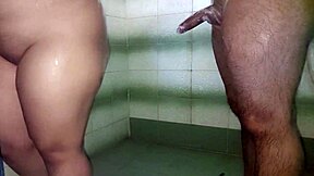 i help curvy latina neighbor bathe and she provokes my big cock domination