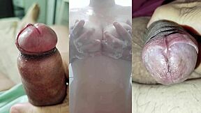 my tiny foreskin dick spurts watching ex-teen's juicy pussy and tits explode