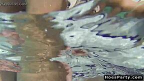teens fucking wild at the outdoor pool orgy party?