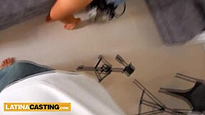 Hey, you seeing this shy latina teen suck big cock for POV facial cumshot?