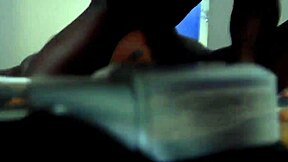 POV Ebony Milf Takes Monster Backshots with Huge Cumshot!