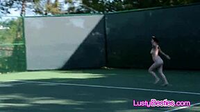 Grad party besties eat pussy in wild group lickfest?