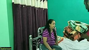 young sales boy bends bhabhi over for dirty doggystyle creampie