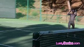 Grad party besties eat pussy in wild group lickfest?