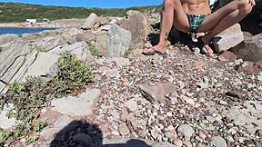 public beach pissing comp has young lola spice shower drenching too?