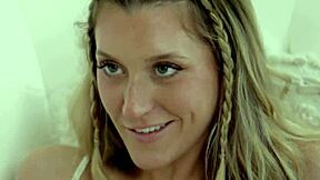 Horny Blonde Teens Kimora Quin Addison Kiss Lick Wet Pussies!