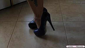 Officer Catches Colleague Lingerie Try-On Leads To Milf Lick