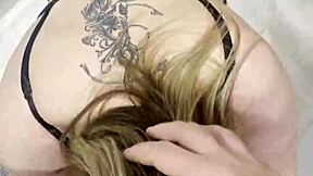 wanna see mommy suck stepson's fat cock in shower till he explodes happy?