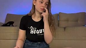 HORNY CLOSE-UP SHAVED PUSSY POUNDING BIG TITS TEEN BENT OVER DOGGY ORGASM!