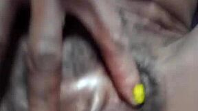 Grandpa Watches Black Teen Maid Pussy Play Then Blowjob Raise