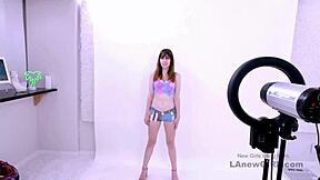 irresistible brunette teen fucked hard at modeling casting couch