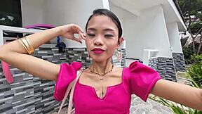 58-year-old man stretches my tiny asian pussy so rough in POV, you like?