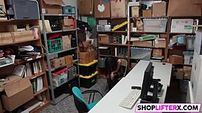 ready to punish sexy shoplifter eden with monster cock in garage?