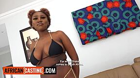 can this big tits ebony teen handle rough interracial pounding?