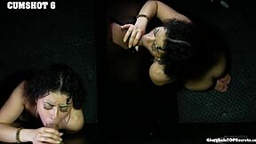 robbins downs nine massive cumshots gloryhole pov