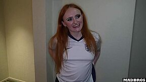 Lost bet anal fuck in public corridor! 😱🔥🍑