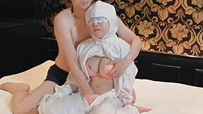 Busty Japanese wife inspector stripped fingered homemade