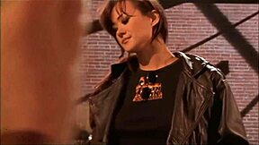 stacey saran trains tracy venus for anal ass-to-mouth threesome outdoors in heels