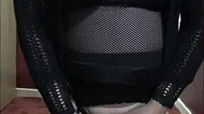 bisexual crossdresser mark wright tries ass piss and cum for first time