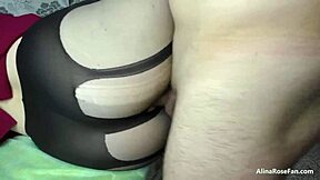 young amateur model's tight ass gets fucked hard in leggings