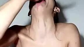 Karogok Gagging Deepthroat Chokes Submissive Latina Argentina