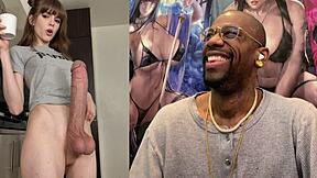 thicc trans cock pounds tight bald teen pussy cosplay