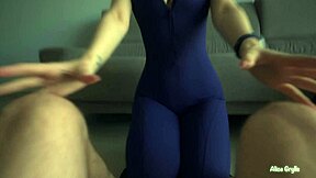 Home Workout Turns Into Wild Anal Pounding, Gaping Ass, Multiple Squirts Dripping Everywhere