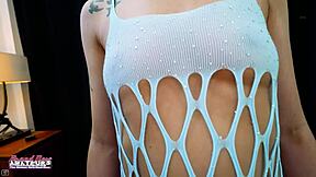 petite inked mercedes rims licks sucks cock before hard pussy pounding