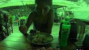 Market Walk Ends in Steamy Thai Quickie Fuck