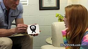 nympho patient spots dick everywhere so doc gives her the real hard one