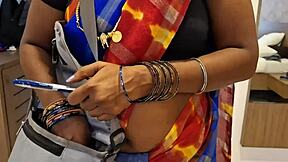 Tamil salesgirl strips panties for desi boss rough married fuck