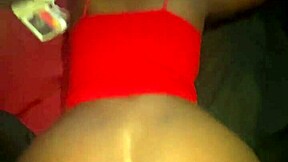 Petite Ebony College Roommate Takes Creampie Doggystyle In Tight Pussy