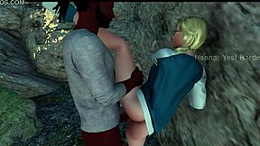 LOST HIKING TEEN SQUIRTS ON BIG BLACK COCK!