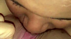 young stud gonna devour this milf's juicy pretty pussy?