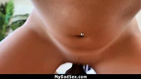 Horny Stepdaughter Fucks Cheating Stepdad Doggystyle to Cheer Him Up